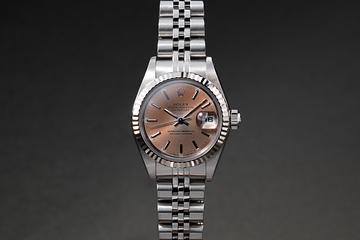 1998 Rolex Ladies DateJust 69174 Tropical Salmon Dial