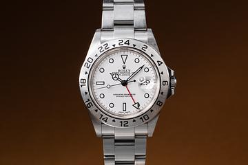 2001 Rolex Explorer II 16570 White Dial with Box & Papers