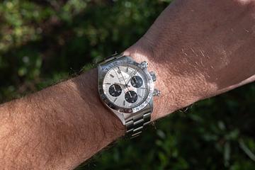 1977 Rolex Daytona 6265 Silver Big Red Dial with Box & Papers