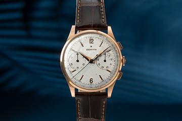 Zenith 18K RG Chronograph 19518 Silver Dial 