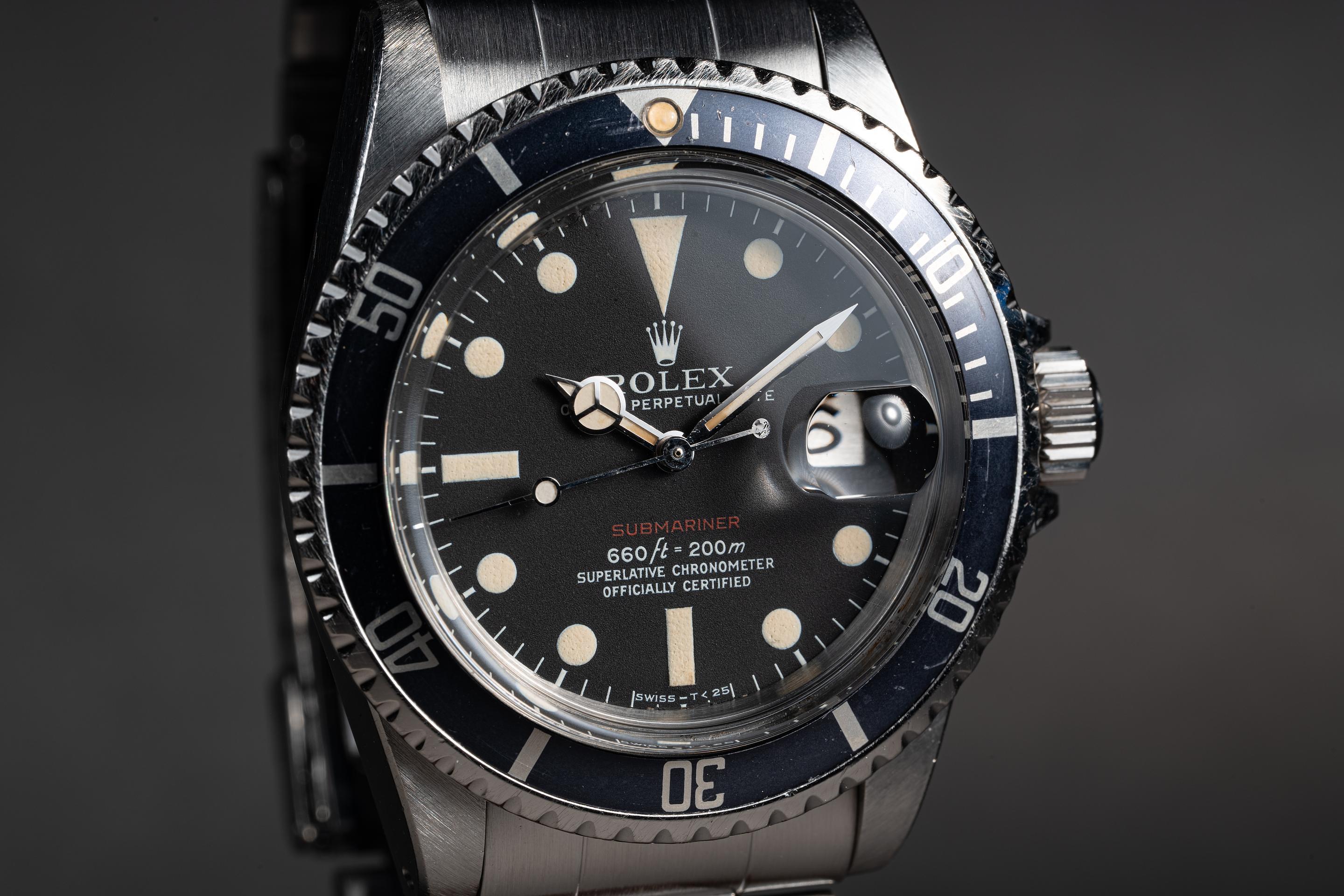 1973 Rolex Red Submariner 1680 MK V Dial with Service Papers