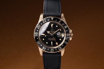 1979 Rolex 18K YG GMT Master 1675 Black Dial