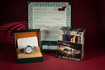 1987 Rolex Explorer II 16550 White Dial with Box and Papers