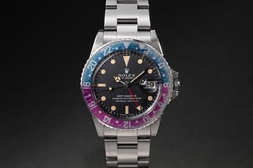 1969 Rolex GMT-Master 1675 MK 1 Dial with Box & Double Punched Papers