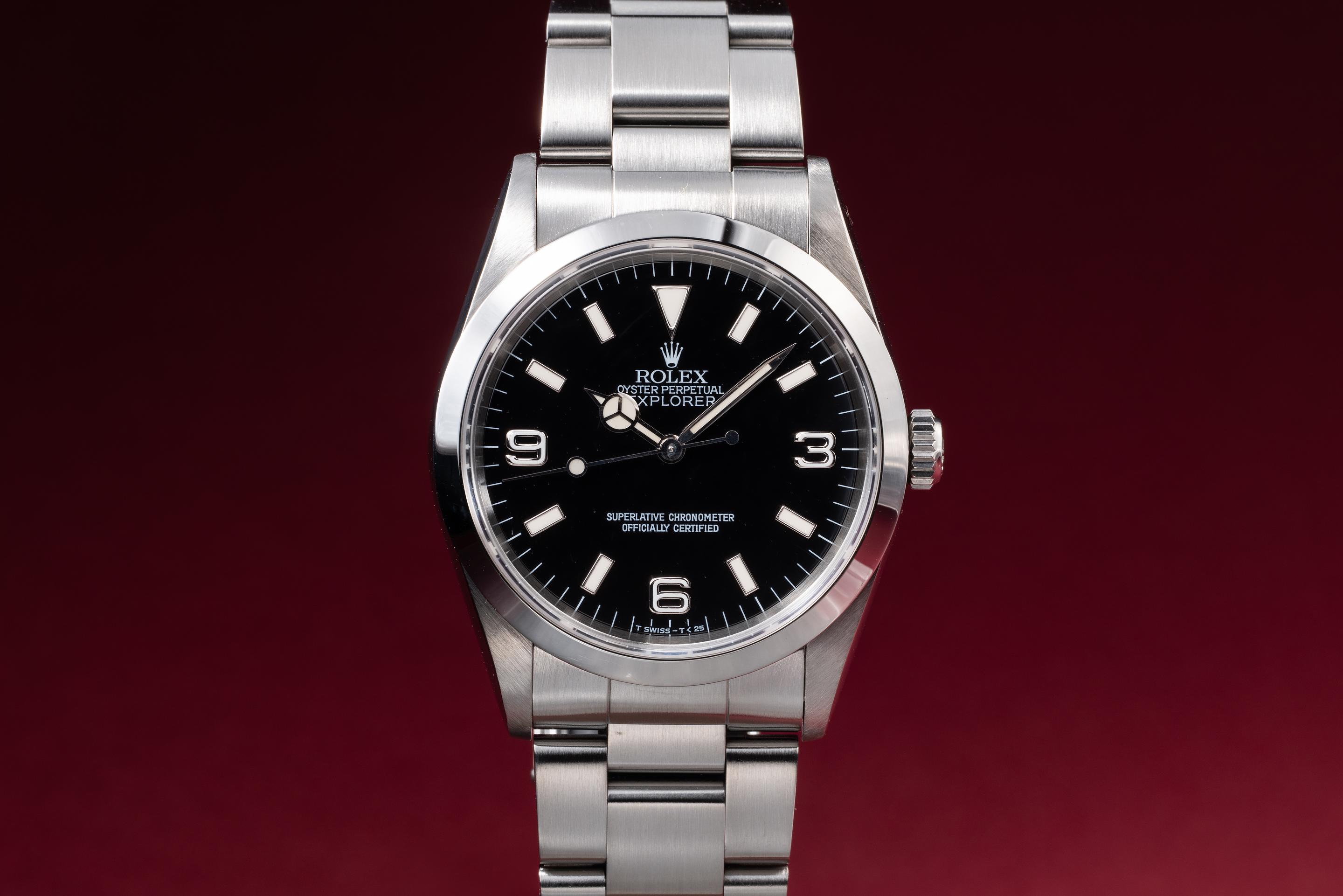 1996 Rolex Explorer 14270 with Tritium Dial | Tropical Watch