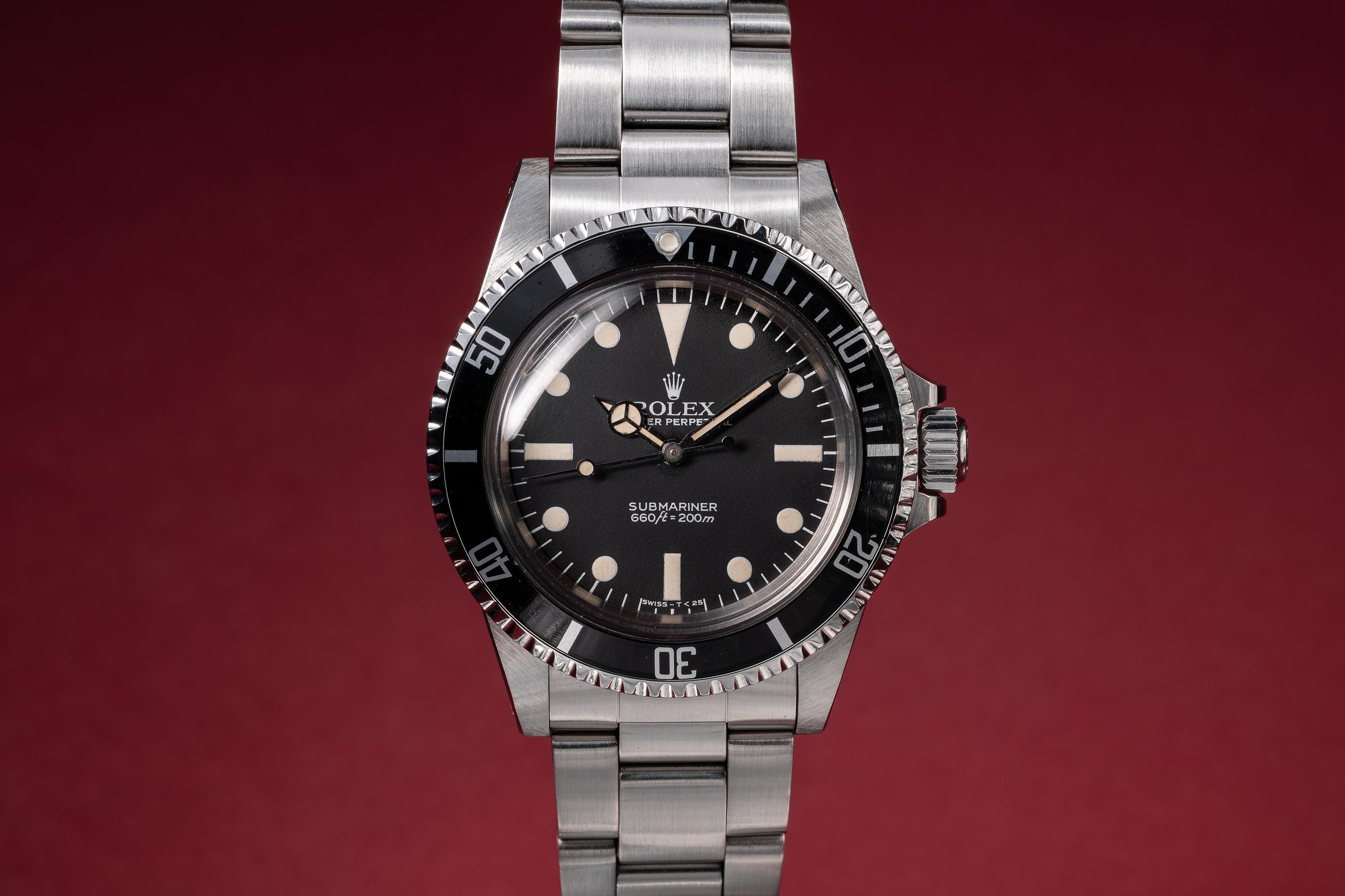 1984 Rolex Submariner 5513 Mk5 Maxi Dial | Tropical Watch