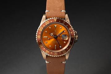 1984 Rolex 18K YG GMT-Master II 16758 Tropical Nipple Dial