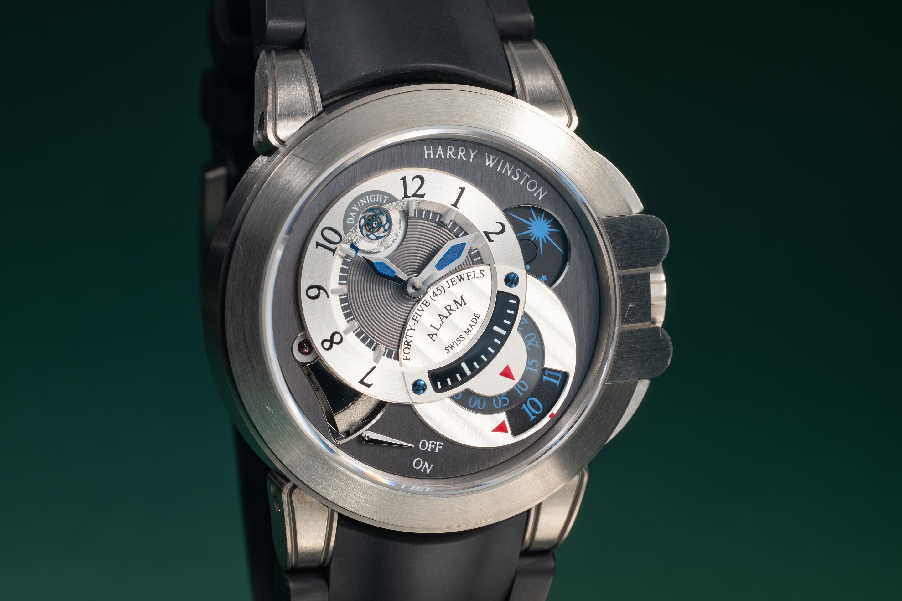 2010 Harry Winston Zalium Project Z6 Alarm Anthracite Dial with