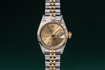 1995 Rolex Ladies Two-Tone DateJust 69173 Champagne Dial with Service Papers