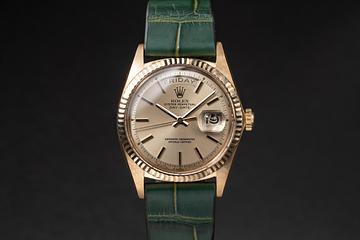 1972 Rolex 18K YG Day-Date 1803 Champagne Dial