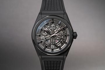 2021 Zenith Black Ceramic DEFY Classic Skeleton 49.9000.670/77.R782 with Box and Papers