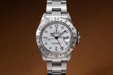 2000 Rolex Explorer II 16570 White Dial with Papers & Service Papers