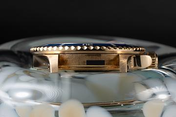 1980 Rolex 18K YG Submariner 16808 With Blue Tropical Nipple Dial