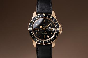 1979 Rolex 18K YG GMT-Master 1675 Black Nipple Dial