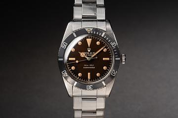 1962 Rolex Submariner 5508 Tropical Gilt Dial 