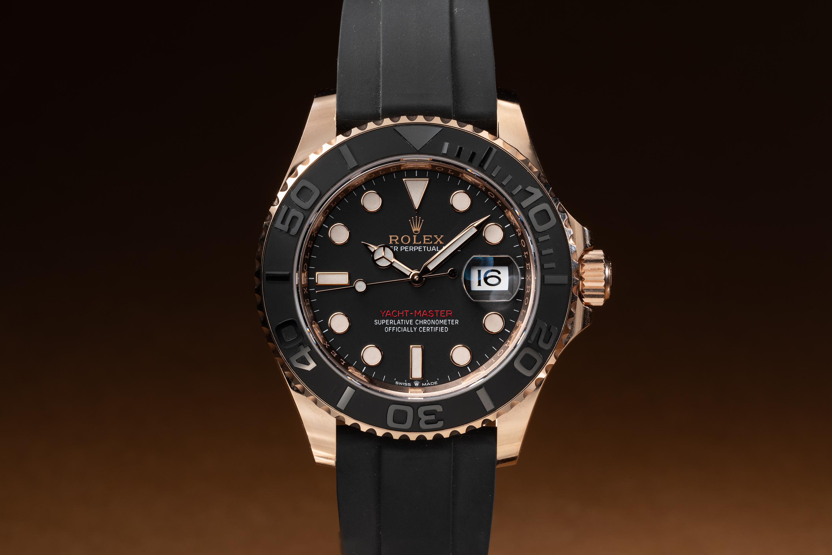 2022 Rolex 18k RG Yacht-Master 126655 with box and Papers