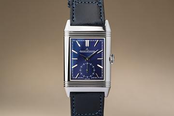 2019 Jaeger LeCoultre Reverso Classic 214.8.62 Blue Dial with Box and Papers 