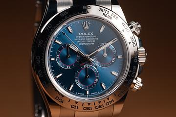 2025 Rolex 18K WG Daytona 126509 Bright Blue Dial with Box and
