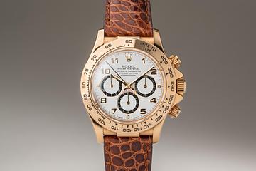 1991 Rolex Daytona 16518 White Arabic Dial with Papers 
