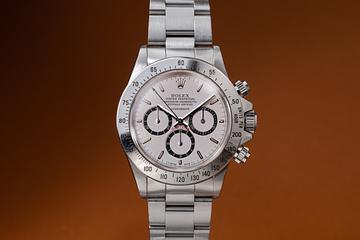 1988 Rolex Daytona 16520 with White Mark 1 Drop Down Cosmograph Dial 