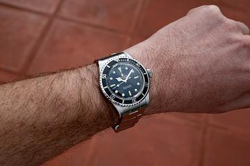 1966 Rolex Submariner 5513 Gilt Dial with Service Card 