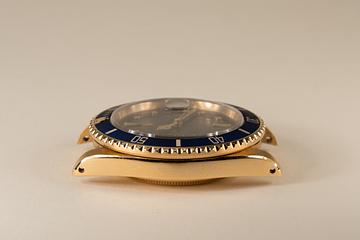 1981 Rolex 18K Submariner 16808 Blue Nipple Dial | Tropical Watch