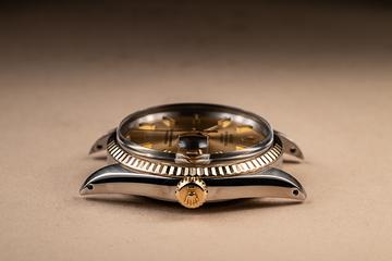 1971 Rolex Two-Tone DateJust 1601 Wide-Boy Champagne Dial
