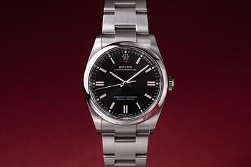 2025 Rolex Oyster Perpetual 126000 Black Dial with Box & Papers