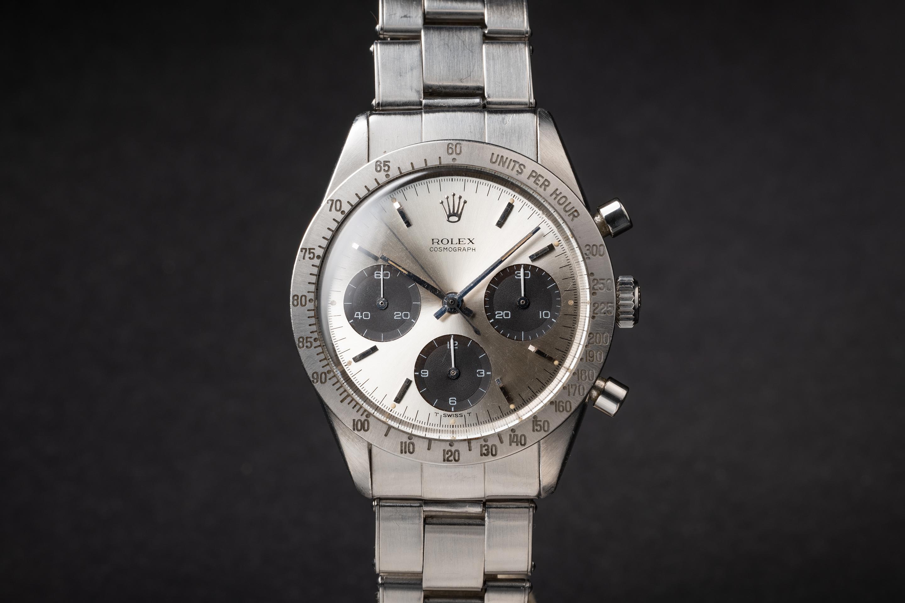 1965 Rolex Daytona 6239 No Daytona Silver Dial | Tropical Watch