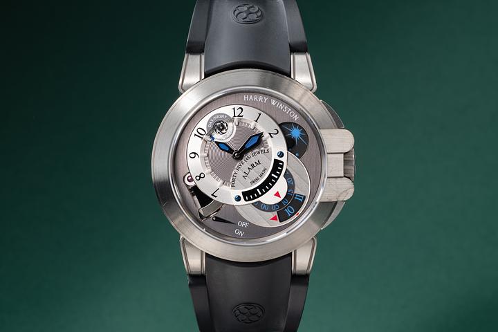 2010 Harry Winston Zalium Project Z6 Alarm Anthracite Dial with