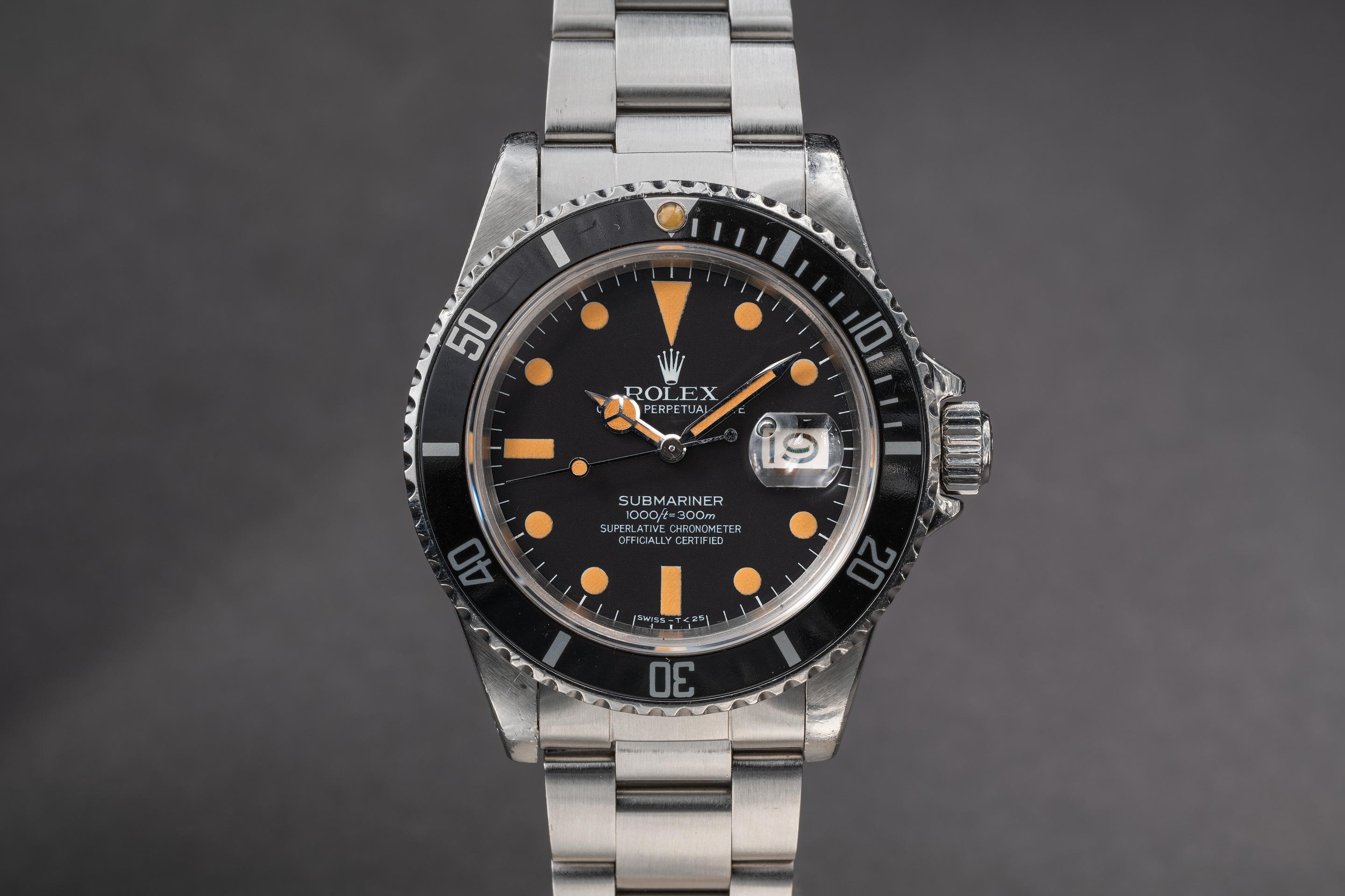 1980 Rolex Submariner 16800 Matte Dial | Tropical Watch
