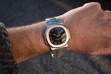 2005 Patek Philippe Nautilus 3710 Matte Black Dial with Papers 