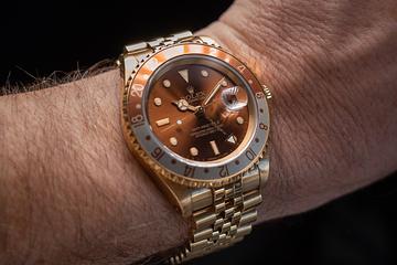 1989 Rolex 18K YG GMT-Master II 16718 Brown Dial