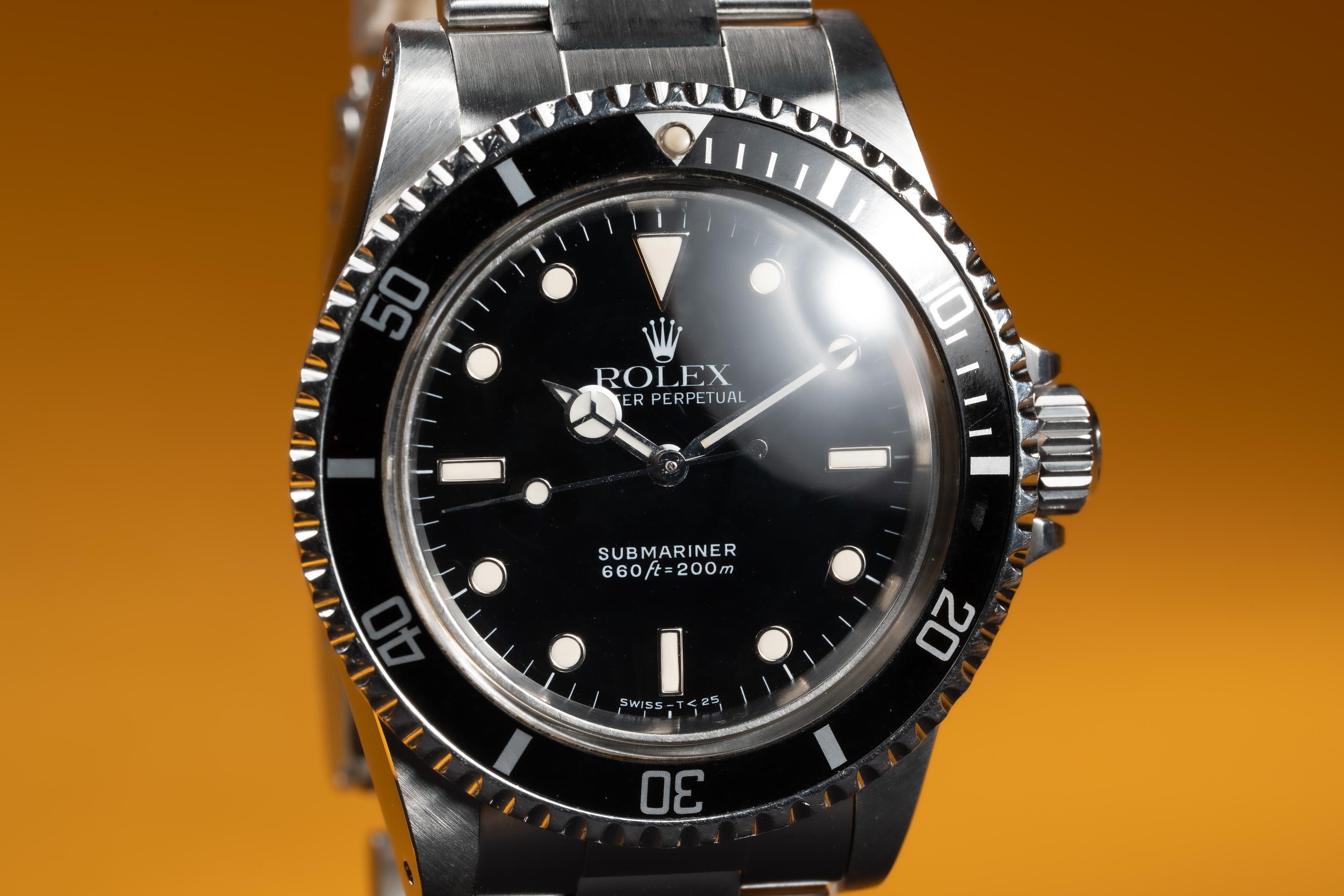 1989 Rolex Submariner 5513 WGS Dial | Tropical Watch