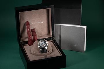2010 Harry Winston Zalium Project Z6 Alarm Anthracite Dial with