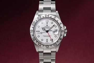 2003 Rolex Explorer II 16570 White Dial 