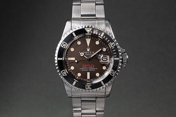Unpolished 1970 Rolex Submariner 1680 MK 2 Tropical Dial