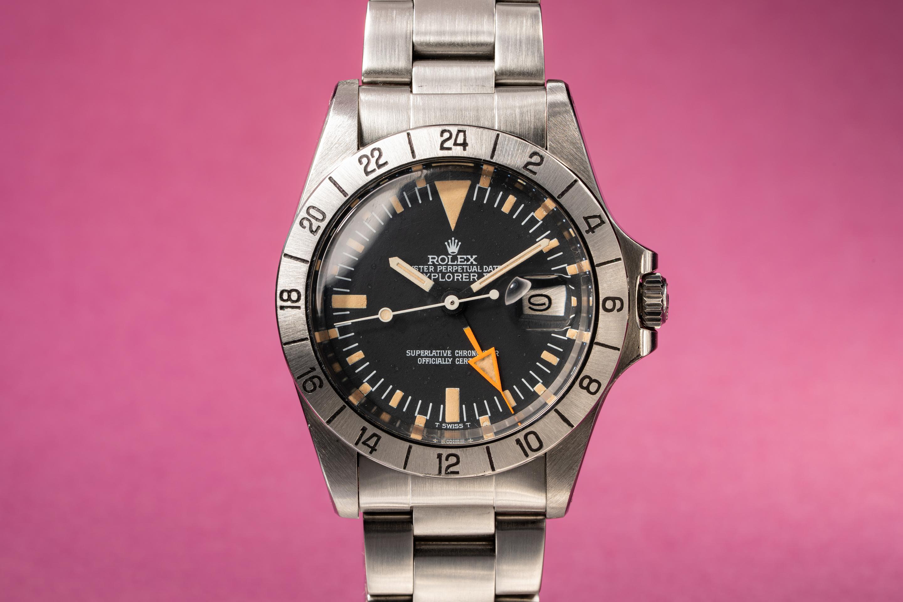 1978 Rolex Explorer II 1655 MK 3 Rail Dial | Tropical Watch