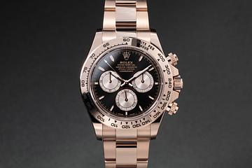 2025 Rolex 18K RG Daytona 126505 Black Dial with Box & Papers