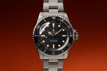 1972 Rolex Submariner 5513 Serif Dial with Service Papers 