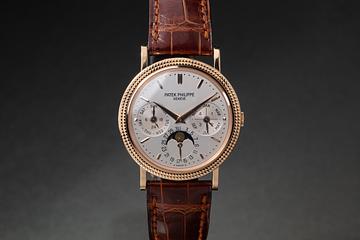 Patek Philippe 18K RG Perpetual Calendar 5039R Silver Dial 