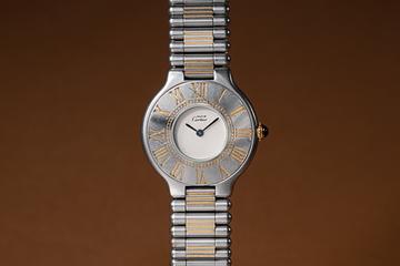 Cartier Two-Tone 21 Must de Cartier Quartz White Dial 