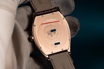 Cartier 18K RG Tortue L 3797 Silver Dial | Tropical Watch