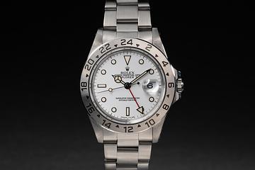 1995 Rolex Explorer II 16570 White Dial with Service Card 