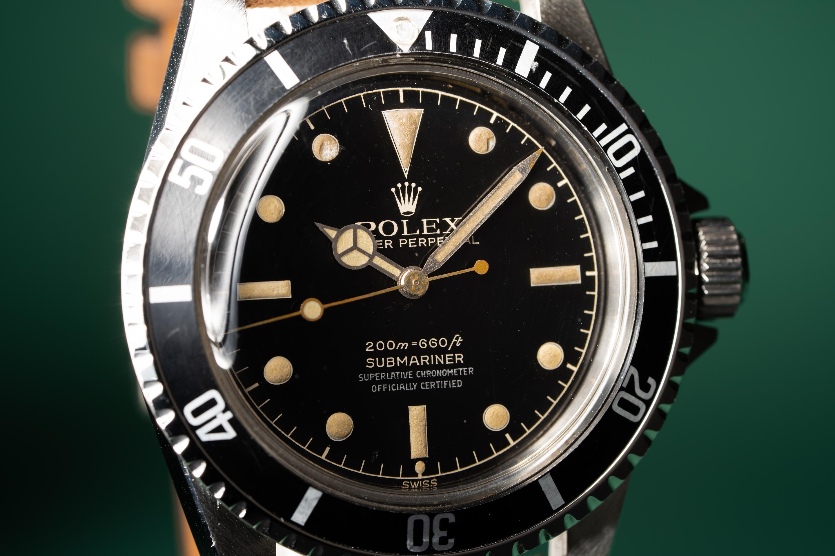 1962 Rolex Submariner 5512 with Gilt Line Chapter Ring Dial