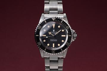 1974 Rolex Submariner 5513 Serif Dial 