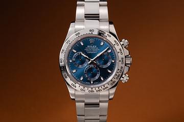 2019 Rolex 18K WG Daytona 116509 Blue Dial with Box & Papers