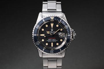 1970 Rolex Red Submariner 1680 MK 6 Dial with Box & Papers