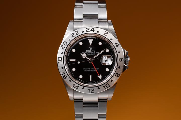 2007 Rolex Explorer II 16570 Black Dial with Papers | Tropical Watch