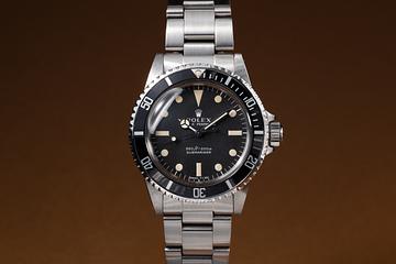 1975 Rolex Submariner 5513 Serif Dial 